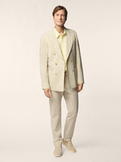 Blazer In Wool Seersucker