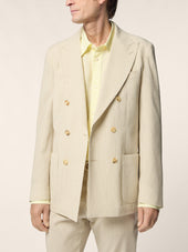 Blazer In Wool Seersucker