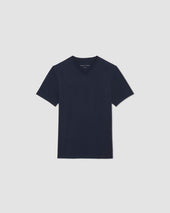The Essential Organic V-Neck Tee | Deep Navy