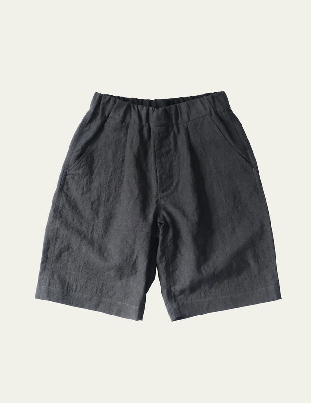 FUJITO Wide Easy Shorts Charcoal,Dark Navy | Directors Web Shop powered by BASE