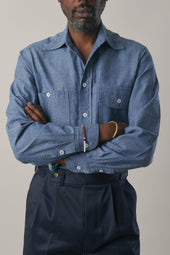 SH25 Utility Shirt - Candy Fleck Chambray