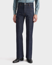Jean Vas En Denim De Coton
