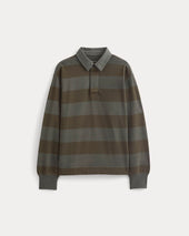 Vintage Rugby Pullover | Overdye Olive Night