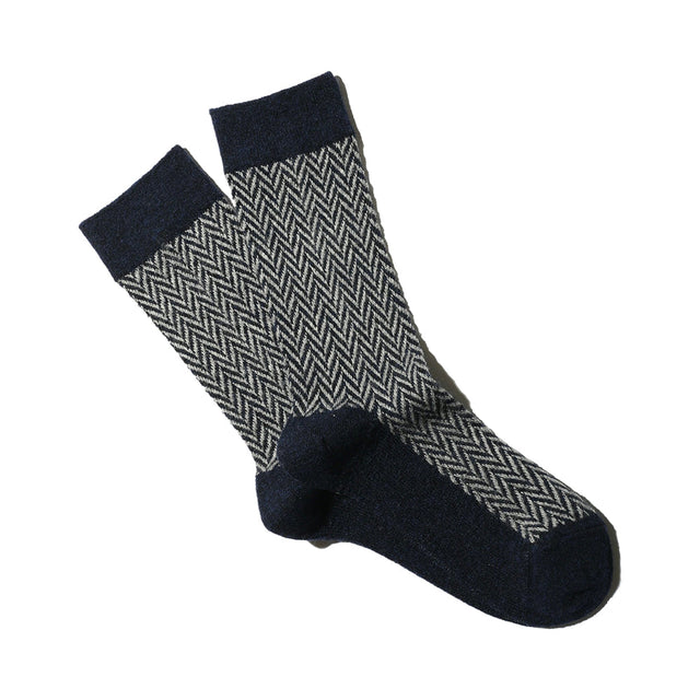 Wool Herringbone Crew