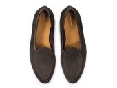 Sagan Classic Loafers In Bark Grey Asteria Suede