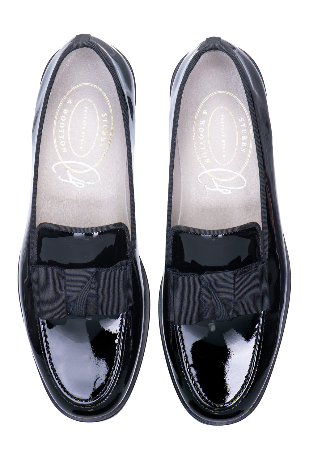Black Bow Patent Leather Venetian (Men)