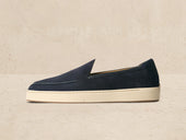 Pace Trainers in Navy Suede