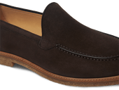 Antibes Loafers In Moka Brown Luxe Suede
