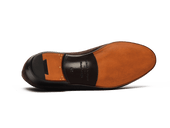 Grand Fleurus Penny Loafers In Dark Brown Shield Suede