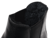 Ribot Boots In Hatch Grain Calf With Shearling
