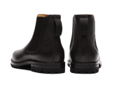 Ribot Boots In Dark Brown Hatch Grain Calf