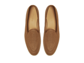 Stride Loafers In Honey Raffia With Natural Sole