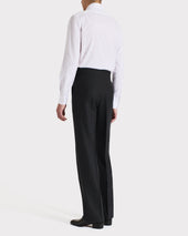 Chemise Col Large En Popeline De Coton Blanche