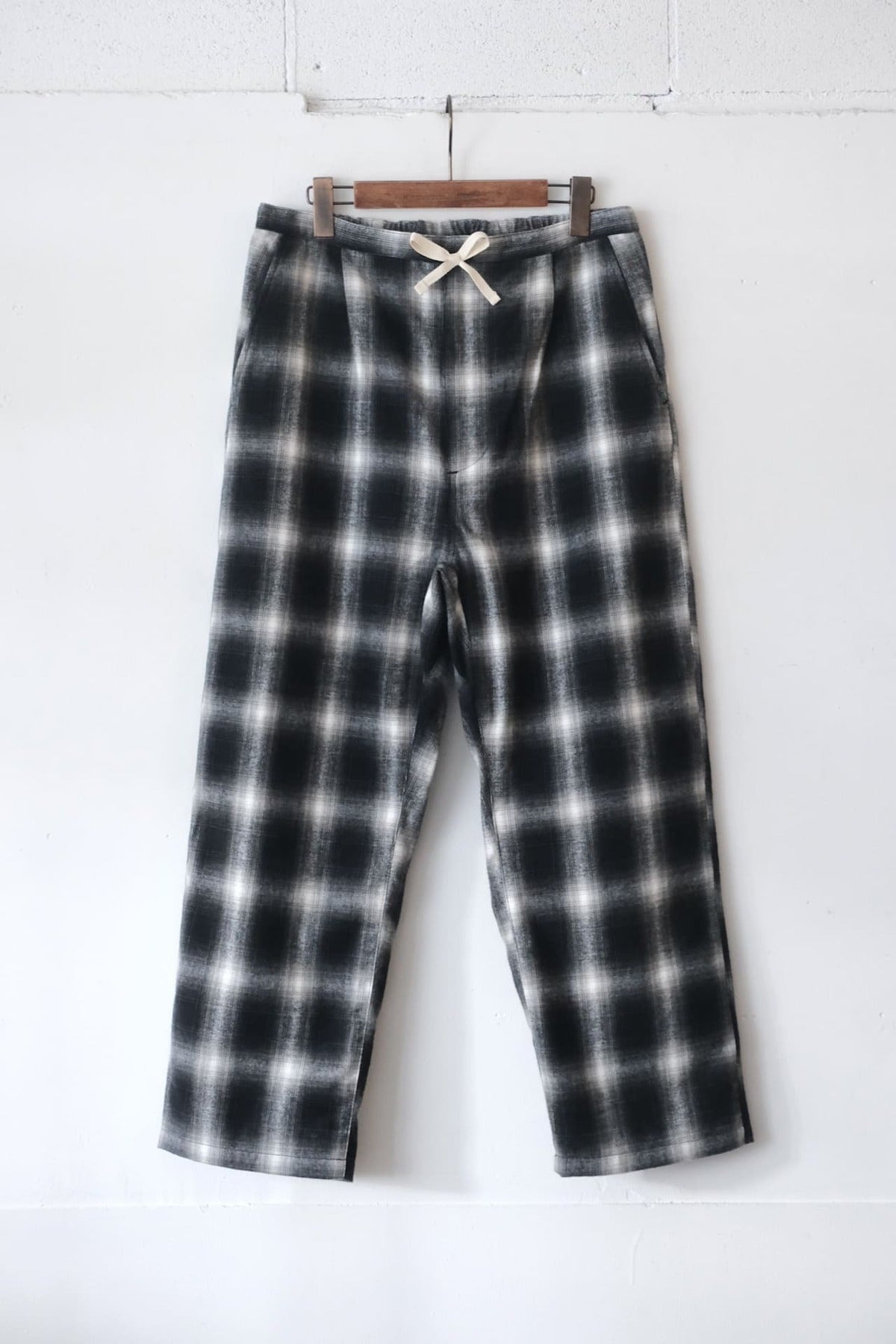 Fujito Pajama Pants Check Navy Check Directors Web Shop Powered By Base