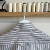 Dead Stock Cotton Oxford Stripe Dress Shirt