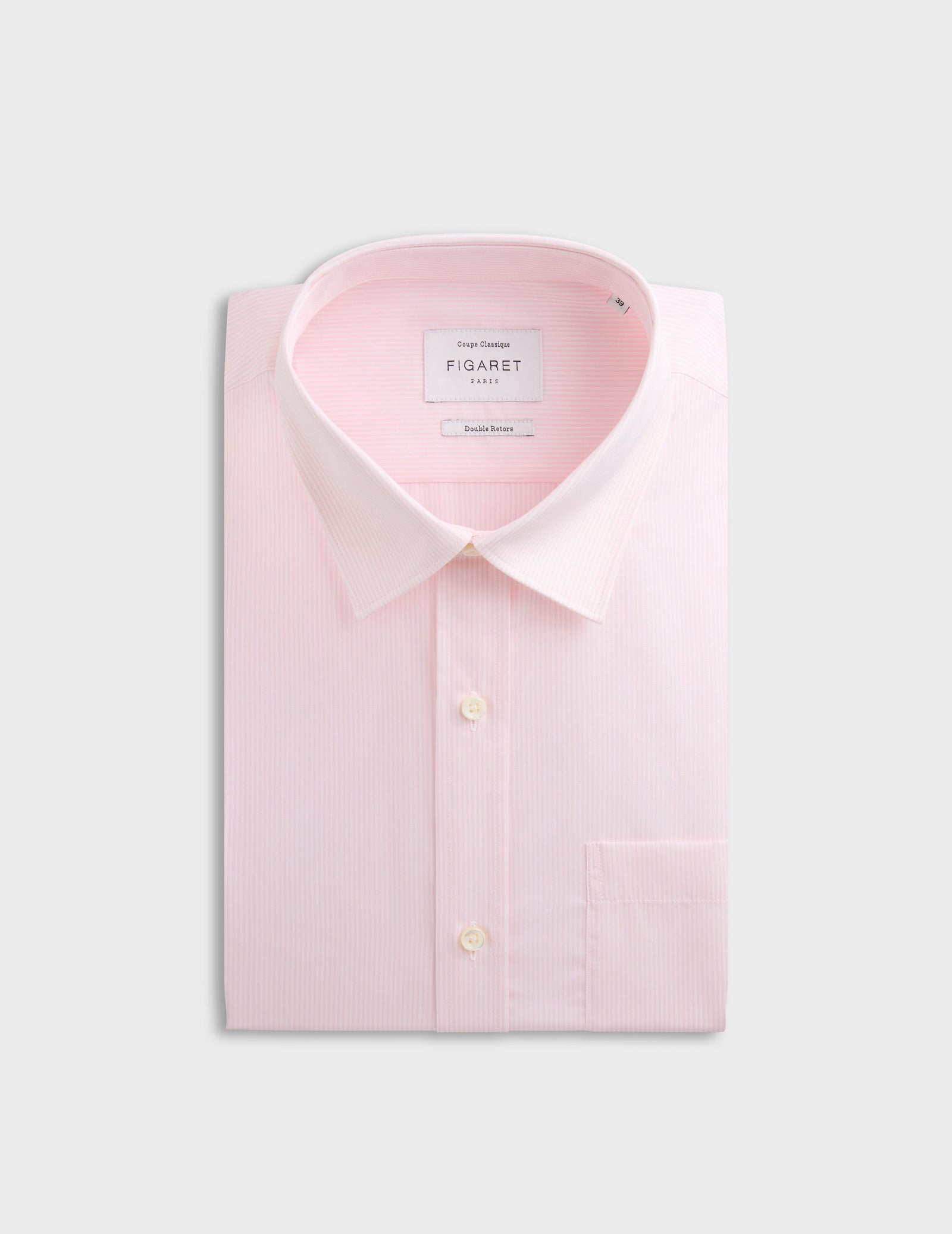 Classic pink striped shirt