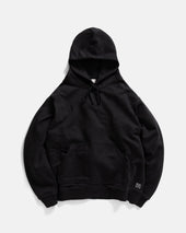 NOVIS HOODED SWEATSHIRT - BLACK 19oz. ALL COTTON LOOPBACK TERRY FLEECE