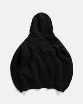 NOVIS HOODED SWEATSHIRT - BLACK 19oz. ALL COTTON LOOPBACK TERRY FLEECE