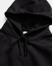 NOVIS HOODED SWEATSHIRT - BLACK 19oz. ALL COTTON LOOPBACK TERRY FLEECE