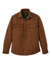 Fleece Lined Jac-shirt - Brown