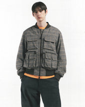 Shooting Wool Blouson Beibe Gun Club Check