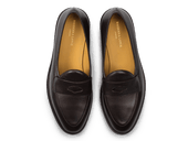 Grand Varenne Loafers In Dark Brown Shield Calf