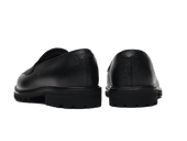 Pall Mall Loafers In Hatch Grain Calf With Shearling