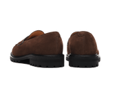 Pall Mall Loafers In Ebony Brown Nubuck