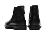 Ribot Boots In Hatch Grain Calf With Shearling