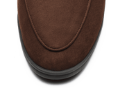 Stride Loafers In Ebony Brown Shield Nubuck
