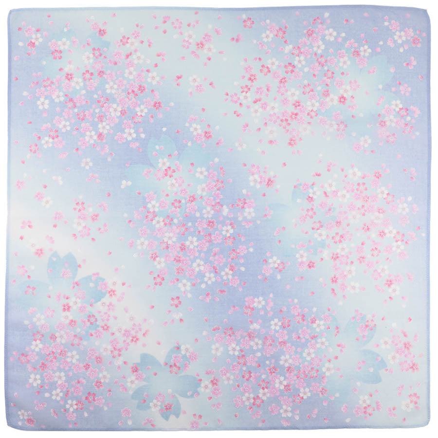 Floral Motif Cotton Handkerchief