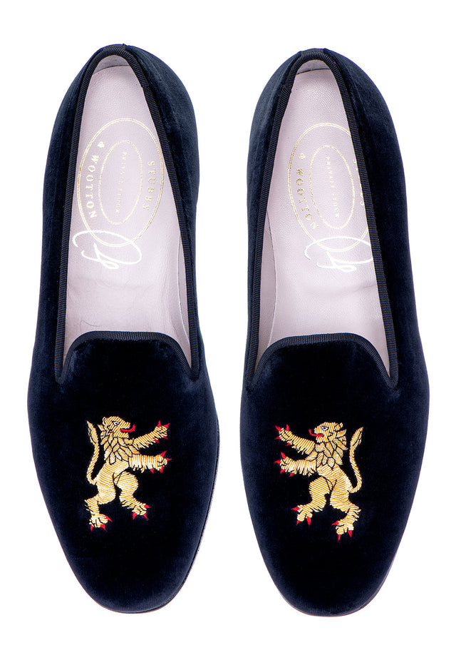 Herald Noir Velvet Slipper (Men)