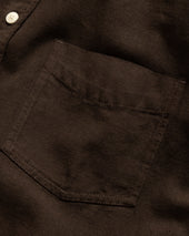 Jesper Vintage Button Down Shirt Fondente Oxford Cloth