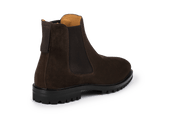 Ribot Boots In Dark Brown Shield Suede