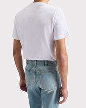 T Shirt En Jersey De Coton Blanc