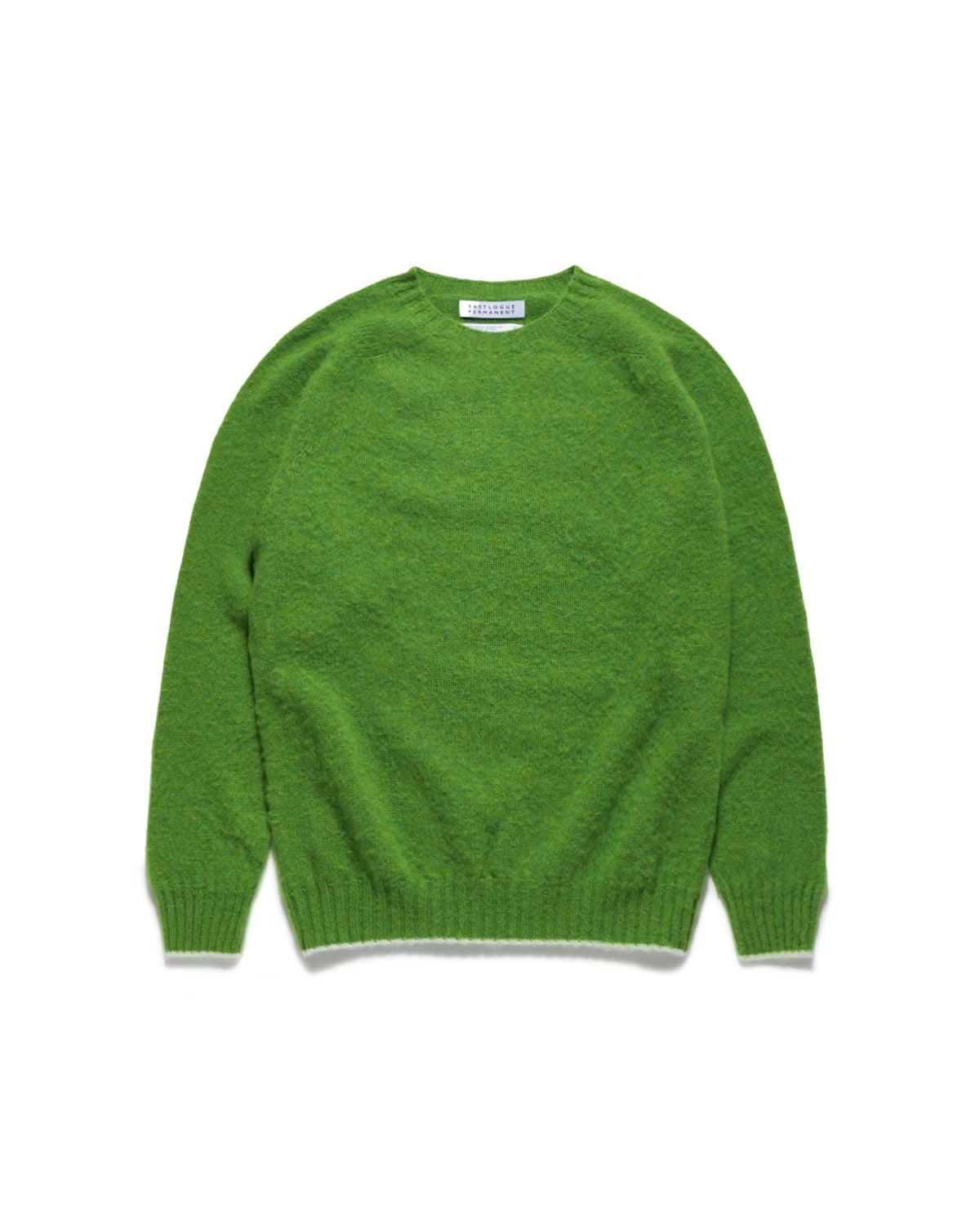 SHAGGY DOG CREWNECK SWEATER / LIGHT GREEN