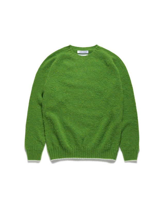 SHAGGY DOG CREWNECK SWEATER / LIGHT GREEN