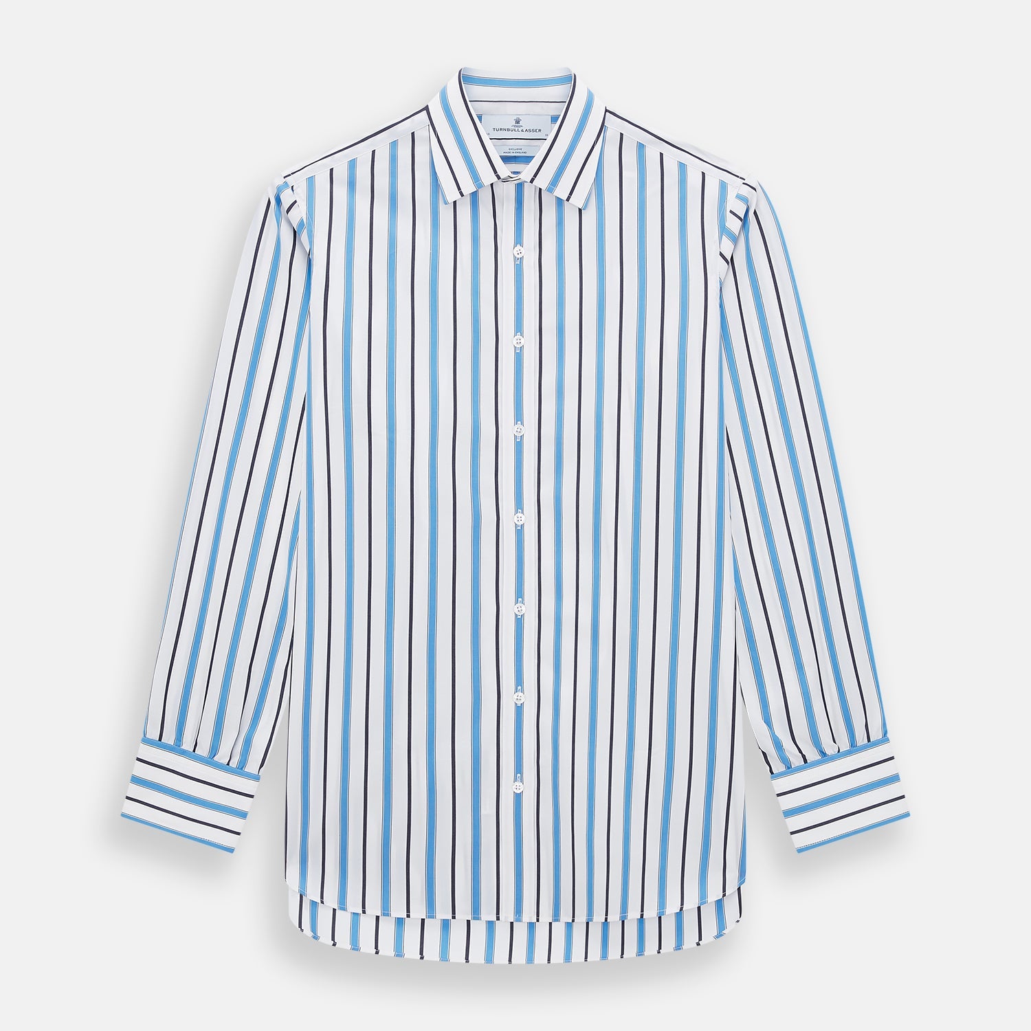 Sky Blue Multi Candy Stripe Mayfair Shirt