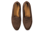 Sagan Rubber Ginkgo Loafers In Deep Asteria Suede