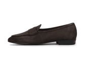 Sagan Ginkgo Loafers In Lusitanias Dark Brown Asteria Suede