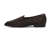 Sagan Rubber Loafers In Lusitanias Dark Brown Asteria Suede