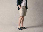 Calvi Slippers In Marina Luxe Suede And Gros Grain