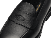 Pall Mall Loafers In Hatch Grain Calf With Shearling