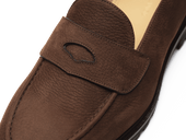 Pall Mall Loafers In Ebony Brown Nubuck