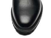 Ribot Boots In Hatch Grain Calf With Shearling