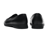 Stride Penny Loafers In Moorland Calf With Shearling Lining