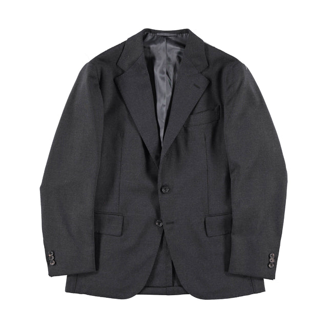 Charcoal High Twist Single Breasted Waverly Suit