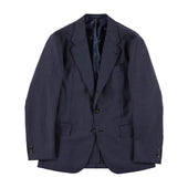 Indigo High Twist Single Breasted Waverly Suit