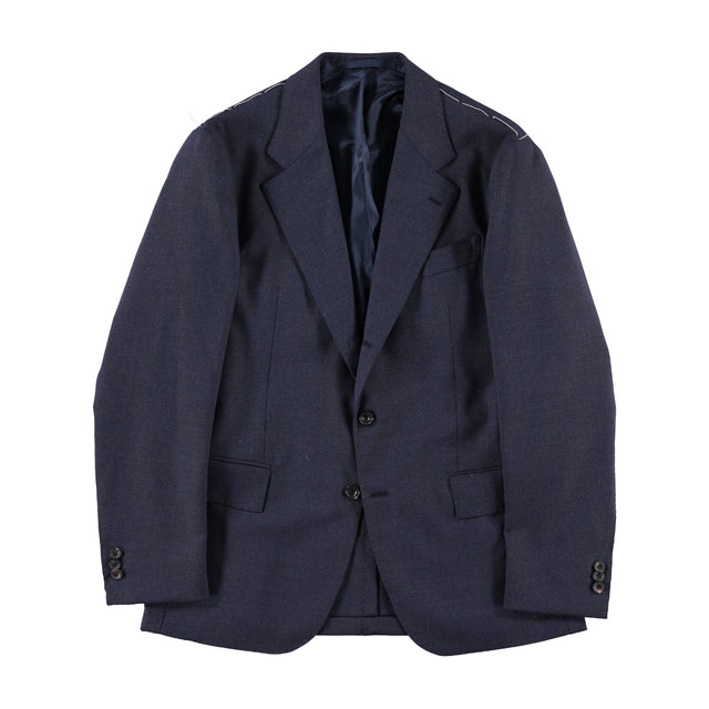 Indigo High Twist Wool Waverly Suit