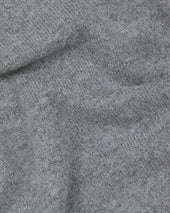 Grey Mix Lambswool V Neck Sweater